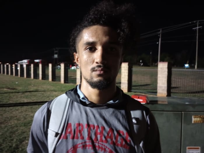 Carthage WR Bradan Manning